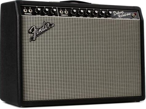 Fender '65 Deluxe Reverb 1x12" 22-watt Tube Combo Amp - Black | Sweetwater