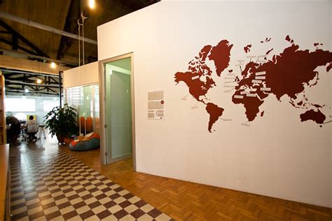 HUB Sao Paulo World Map wall | Impact Hub | Flickr