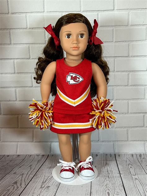 Kansas City Chiefs Cheer Outfit for 18 Doll - Etsy