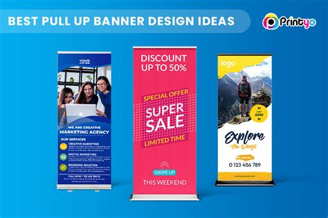 Best Pull Up Banner Design Ideas For 7 Businesses - PrintYo