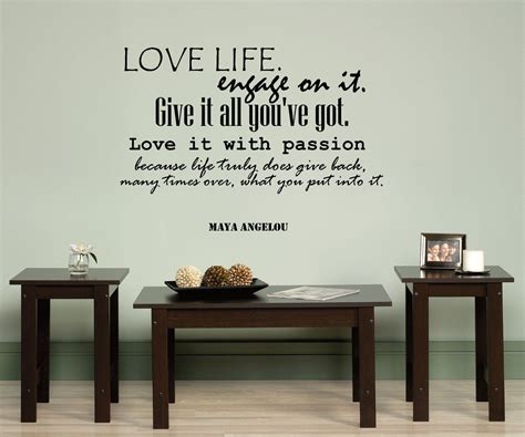 Maya Angelou Quotes Inspirational Wall Decals Vinyl Wall Art: A Wall Decal Inspiring Quotes ...