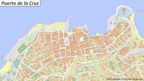 Puerto de la Cruz Map | Spain | Maps of Puerto de la Cruz