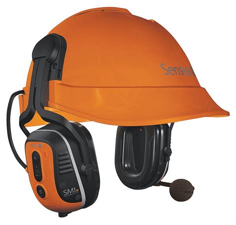 SENSEAR Hard Hat Mounted Electronic Ear Muffs, 23dB Noise Reduction ...