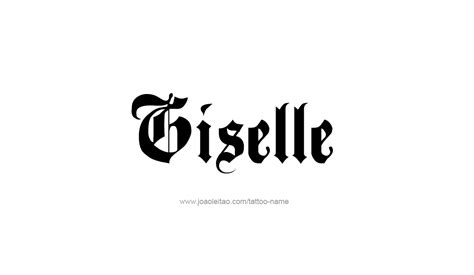 Giselle Name Tattoo Designs | Name tattoo, Name tattoos, Name tattoo ...