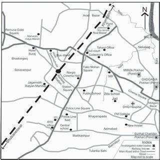 Map of India Showing Location of Balasore Town (Study Area) | Download Scientific Diagram