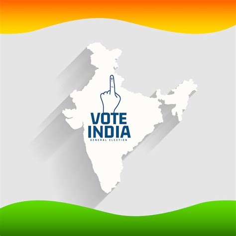 Free Vector | Vote for indian general election background with india ...