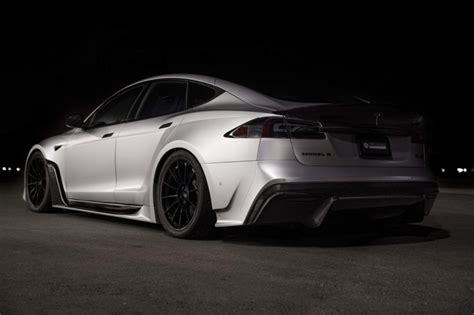 Tesla Model S Gets Aggressive With $50K Wide-Body Kit by Unplugged ...