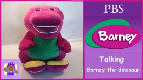 PBS Talking Barney the Purple Dinosaur Plush toy - YouTube