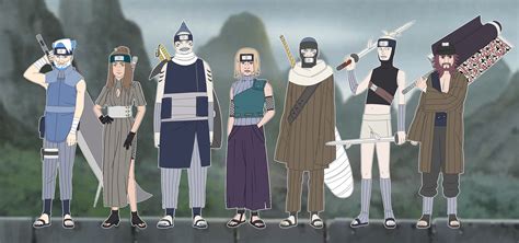 All 7 Ninja Swordsmen Swords new old 7 ninja swordsmen of the mist vs kakashi team naruto shippuden