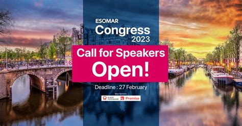 Congress 2023 Call for Speakers now open and theme announced!