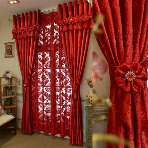 25 Wonderful Red Curtains for Living Room - Home, Family, Style and Art Ideas