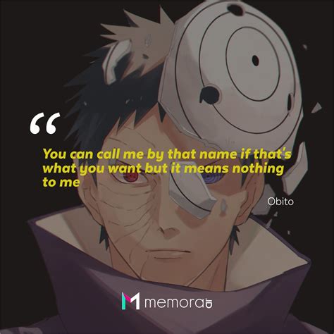 30 Quotes by Obito Uchiha on the Naruto, Nothing More Than Trash ...