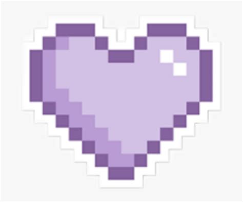 #heart #purple #pixel #tumblr #aesthetic - Pixel Art Icon Heart, HD Png ...