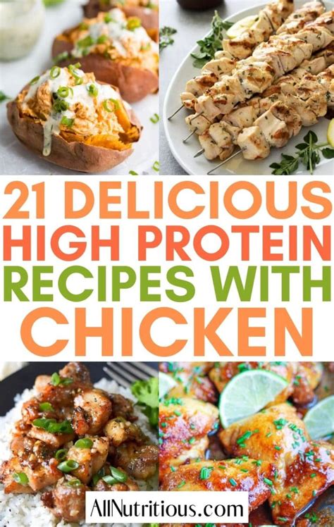 21 High Protein Chicken Recipes - All Nutritious