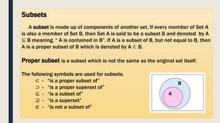 Identifying subsets of a set | PPT