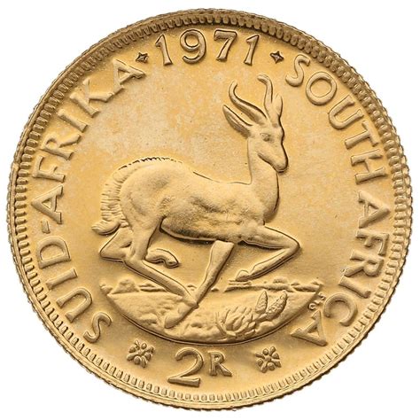 1971 2R 2 Rand coin South Africa - £394.40