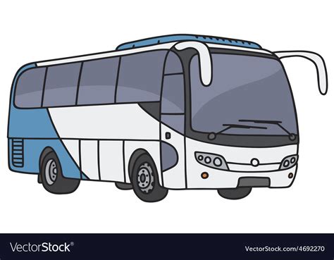 Touristic bus Royalty Free Vector Image - VectorStock