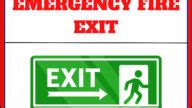 Emergency Fire Exit Signs | FREE Download