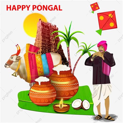 Sankranthi Pongal Hd Transparent, Pongal Sankranthi Graphics Png Images ...