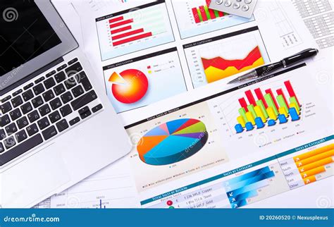 Graphs, Charts, Business Table. Stock Photo - Image: 20260520