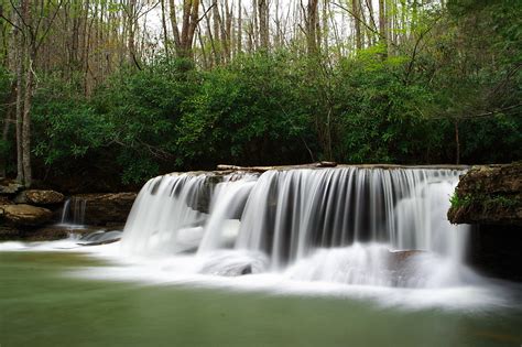 Forest Waterfall Pictures - Spring - spring-waterfall0011