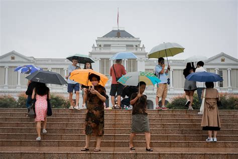 Wet, windy and cold: Sights of a rain-soaked Singapore