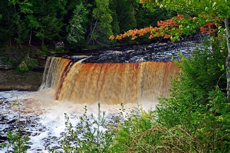 From the Land of Hiawatha | At 200 feet across, with a drop … | Flickr Fall In Michigan ...