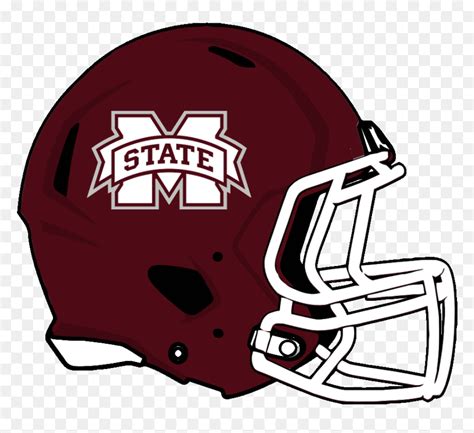 Mississippi State Bulldogs Football Helmet, HD Png Download - vhv