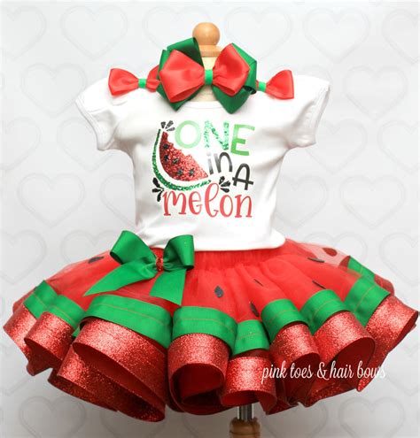 Watermelon tutu set-Watermelon outfit-Watermelon dress – Pink Toes ...