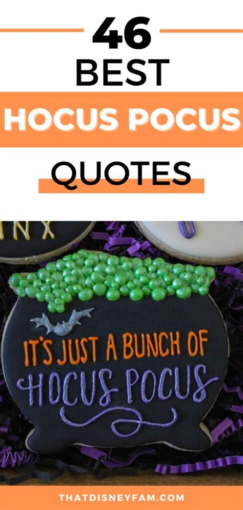 46 Hocus Pocus Quotes That Freakishly Hit The Mark - That Disney Fam