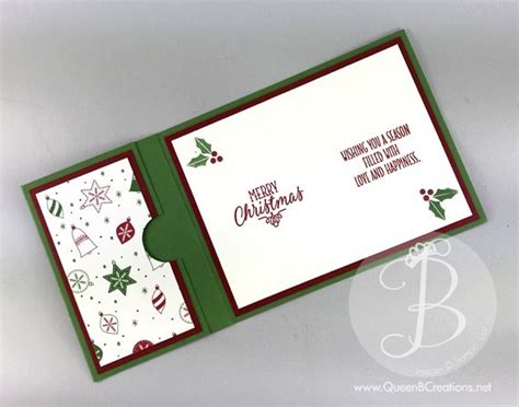 Gift Card Holder Christmas Card | Queen B Creations