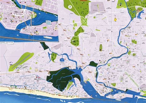 Recife Map - Brazil