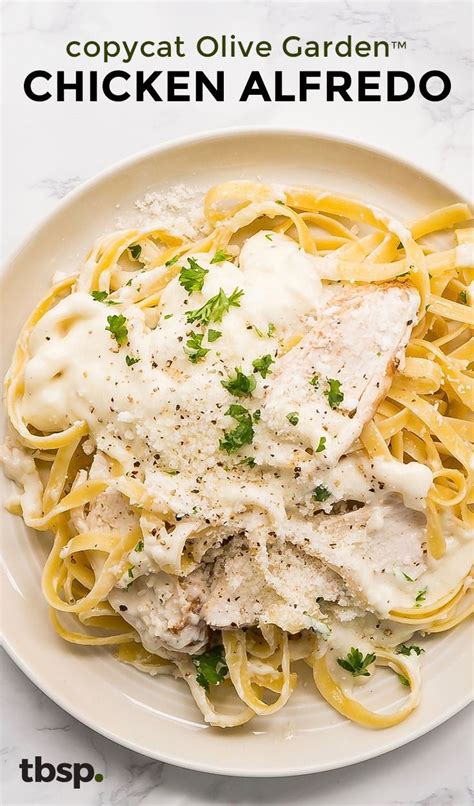 Copycat Olive Garden™ Chicken Alfredo | Recipe in 2019 | Alfredo recipe ...