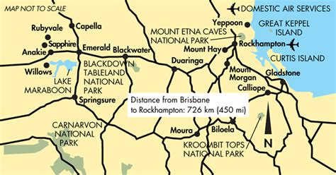 Rockhampton Map - Queensland Australia