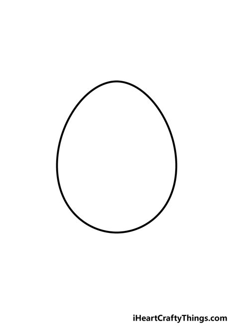 Egg Drawing - How To Draw An Egg Step By Step