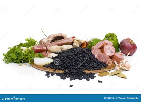 Feijoada Ingredients stock photo. Image of cuisine, meat - 9920124