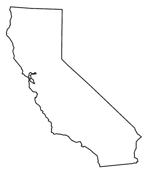 California State Outline Png 170 | California outline, California state outline, California love