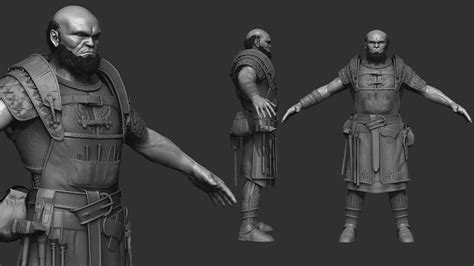 3D model BROK - GOD OF WAR VR / AR / low-poly | CGTrader