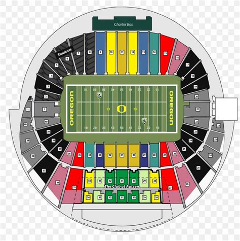 Autzen Stadium Oregon Ducks Football Seating Assignment Aircraft Seat - Stadium Seating Chart