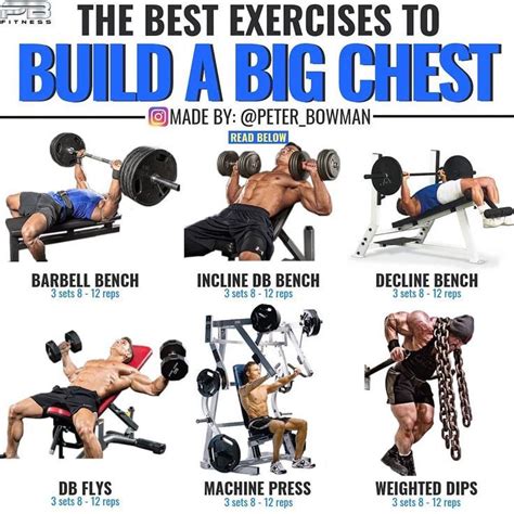 It you want to build your chest, you need to implement some of these movements!-Barbell bench is ...