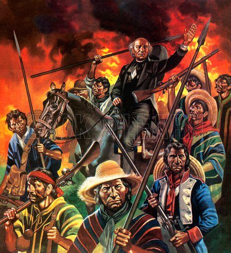 Miguel Hidalgo, Catholic priest and leader of the revolt … stock image | Look and Learn