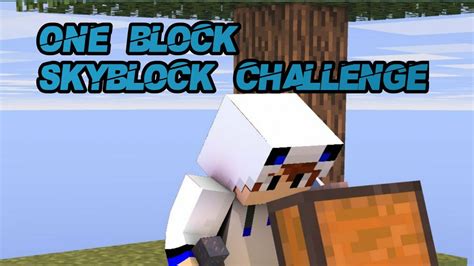 Skyblock one block challenge part 1 - YouTube