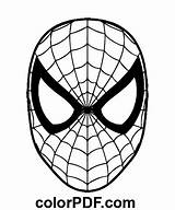 Free Spider Man Mask – Coloring Pages And Books In PDF sketch template