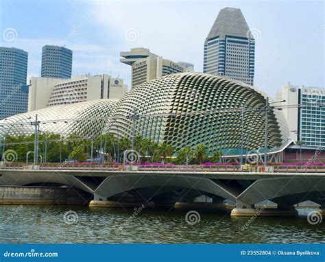 Esplanade Theater In Singapore. Editorial Stock Image - Image: 23552804