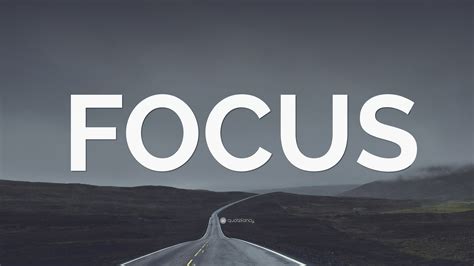 “FOCUS” Wallpaper by QuoteFancy