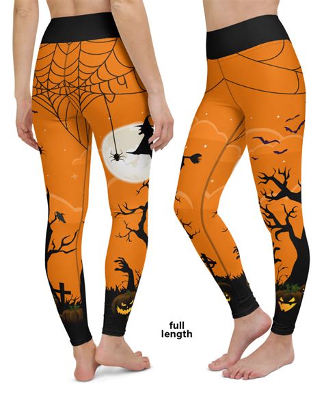 Spooky Halloween Yoga Leggings - Sporty Chimp legging, workout gear & more