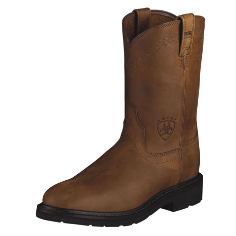 Pungo Ridge - Ariat Men's Sierra Work Boots - Aged Bark, Ariat Men's ...