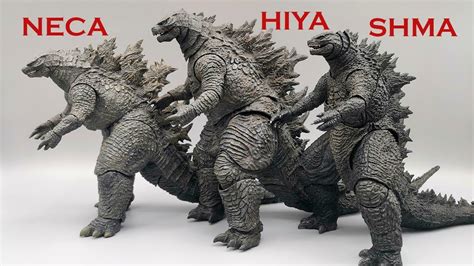 Hiya Godzilla Action Figure Compared to NECA and SH MonsterArts! We ...