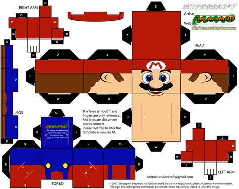 Mario cubee by MysterMDD on deviantART | Anniversaire super mario, Anniversaire mario bros, Mario