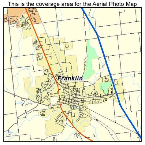 Aerial Photography Map of Franklin, IN Indiana